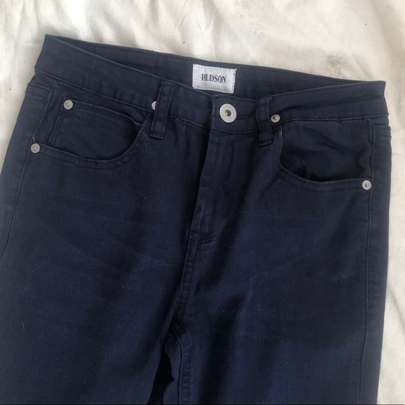 Hudson Dark Indigo Blue Skinny Denim Jeans 26 - Picture 6 of 7